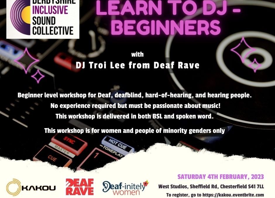 Learn to DJ – Beginners Workshops for Women