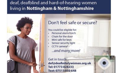 Home Security for deaf, deafblind and hard-of-hearing women living in Nottingham/shire