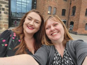 Two staff selfie!